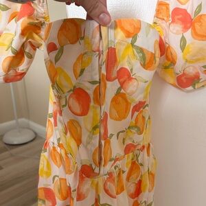 Colorful Fruit Print Dress